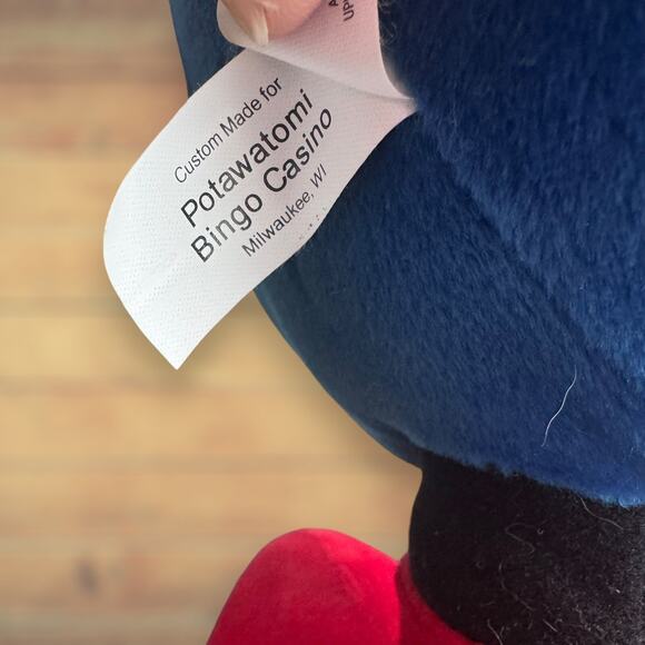 RARE Self Standing Potawatomi Casino Mascot Bingo Ball PLUSH Milwaukee Wisconsin - Picture 14 of 16